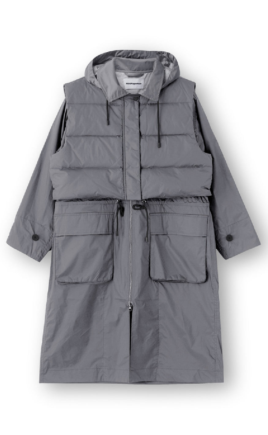 H2o Fagerholt Regnjakke Rain Koala Grey