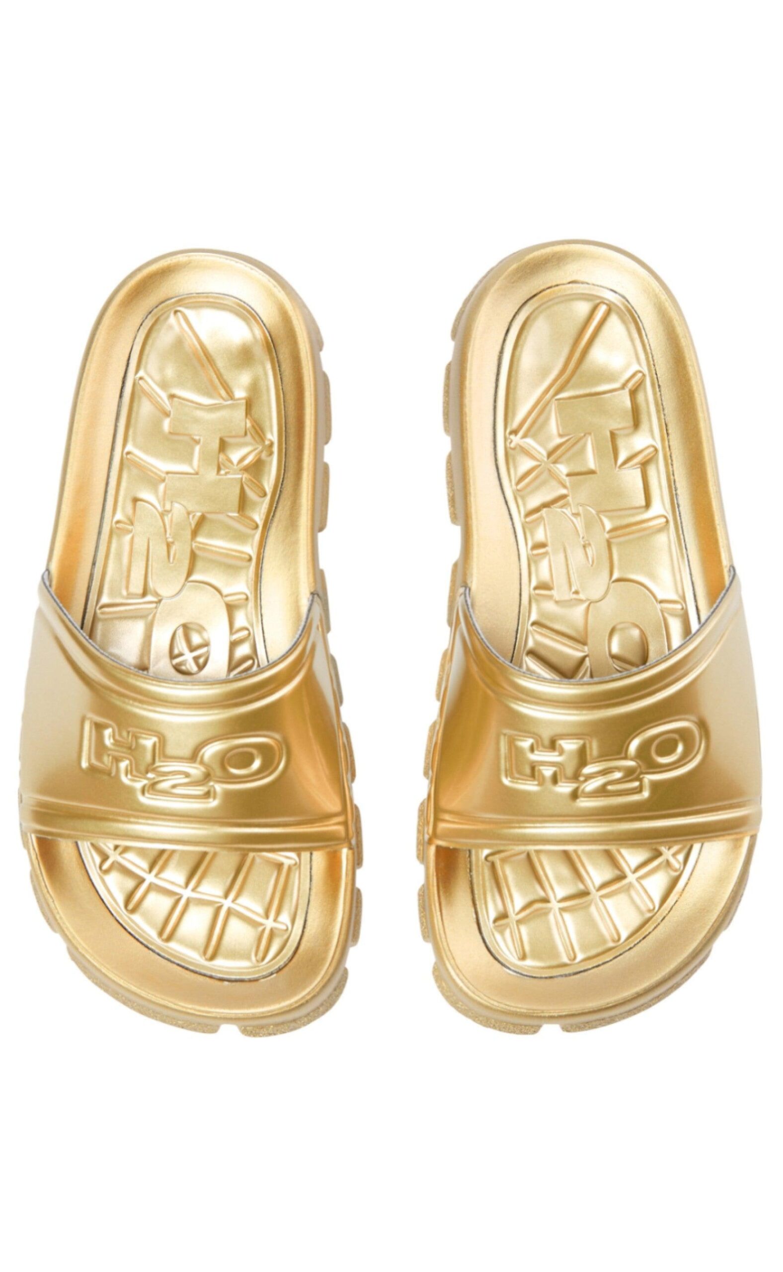 H2o Sandal Trek Lacquer Gold