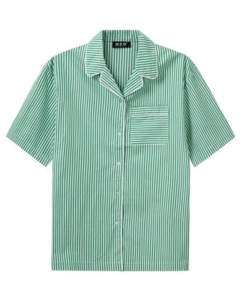 H2o Skjorte Rønne Essential Green White