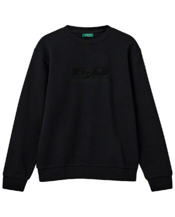 H2o Sweatshirt Logo   39 Neck Black