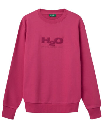 H2o Sweatshirt Logo   39 Neck Wild Pink