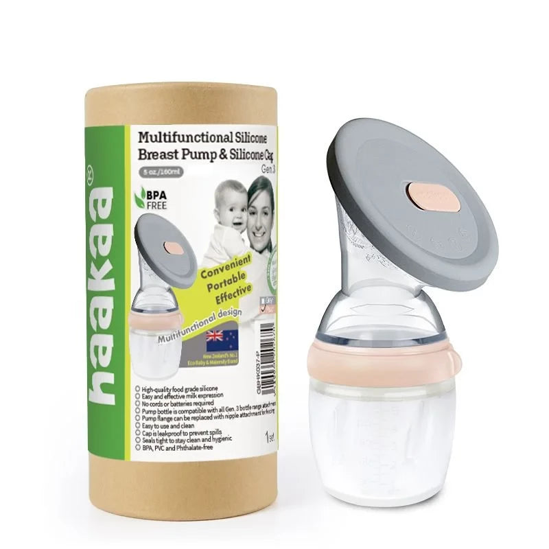 Haakaa Multifunktionel Brystpumpe Med Låg 160 Ml