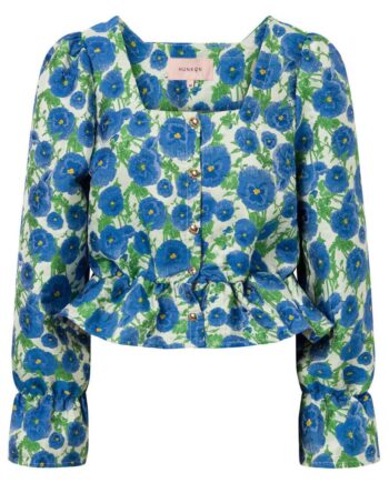 Hunkøn Bluse Betty Blue Floral