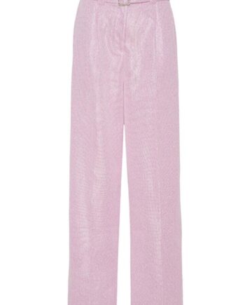 Hunkøn Bukser Estelle Pale Pink Glitter