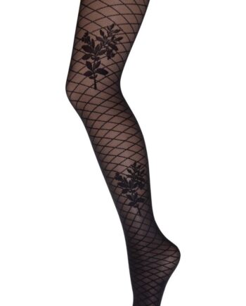 Hype The Detail Tights Flower Net Black 50 Denier