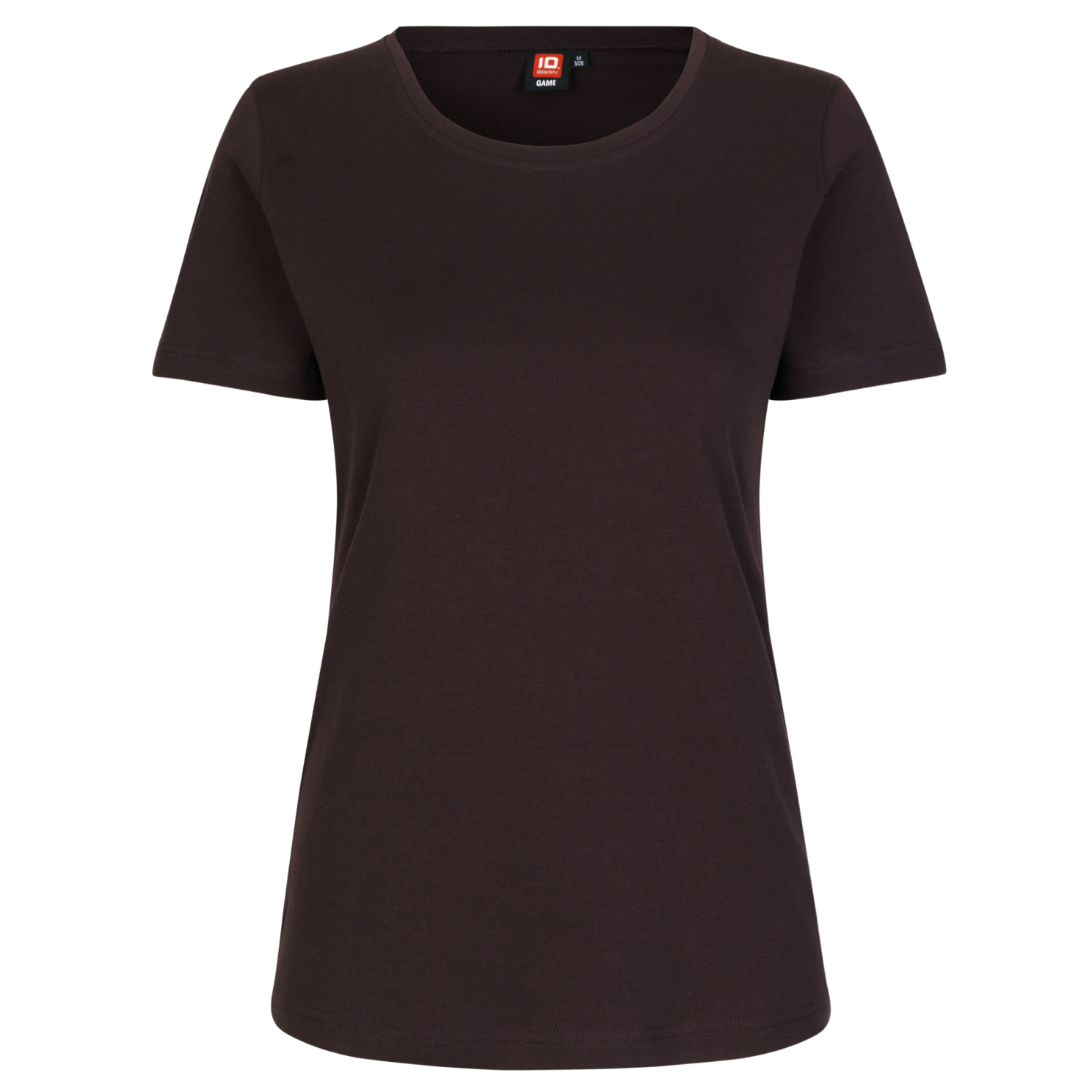 Id Interlock Dame  -shirt Mørk Bordeaux