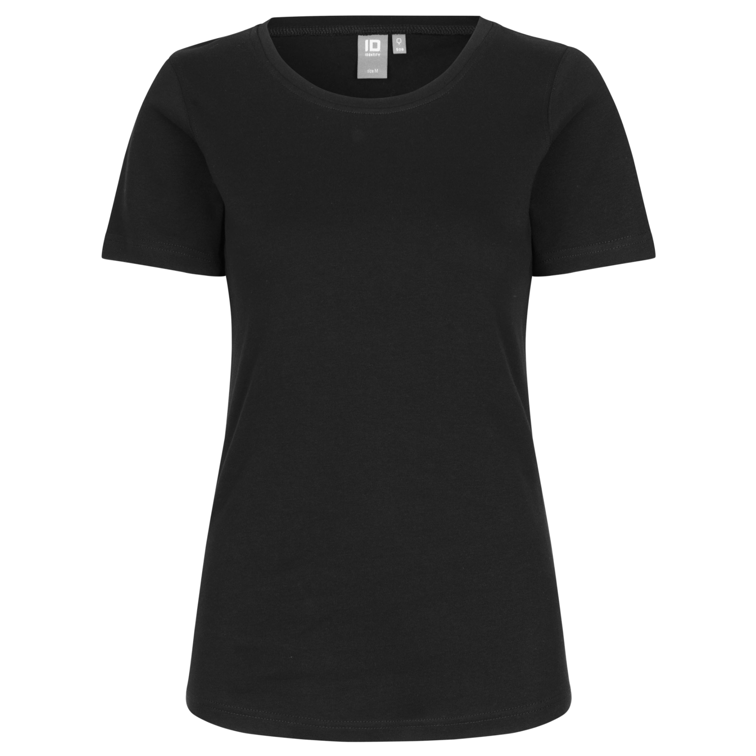 Id Interlock Dame  -shirt Sort