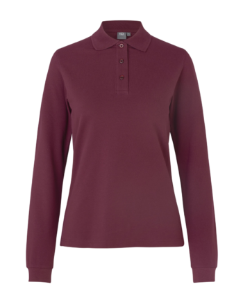 Id Stretch Dame Polo Bordeaux