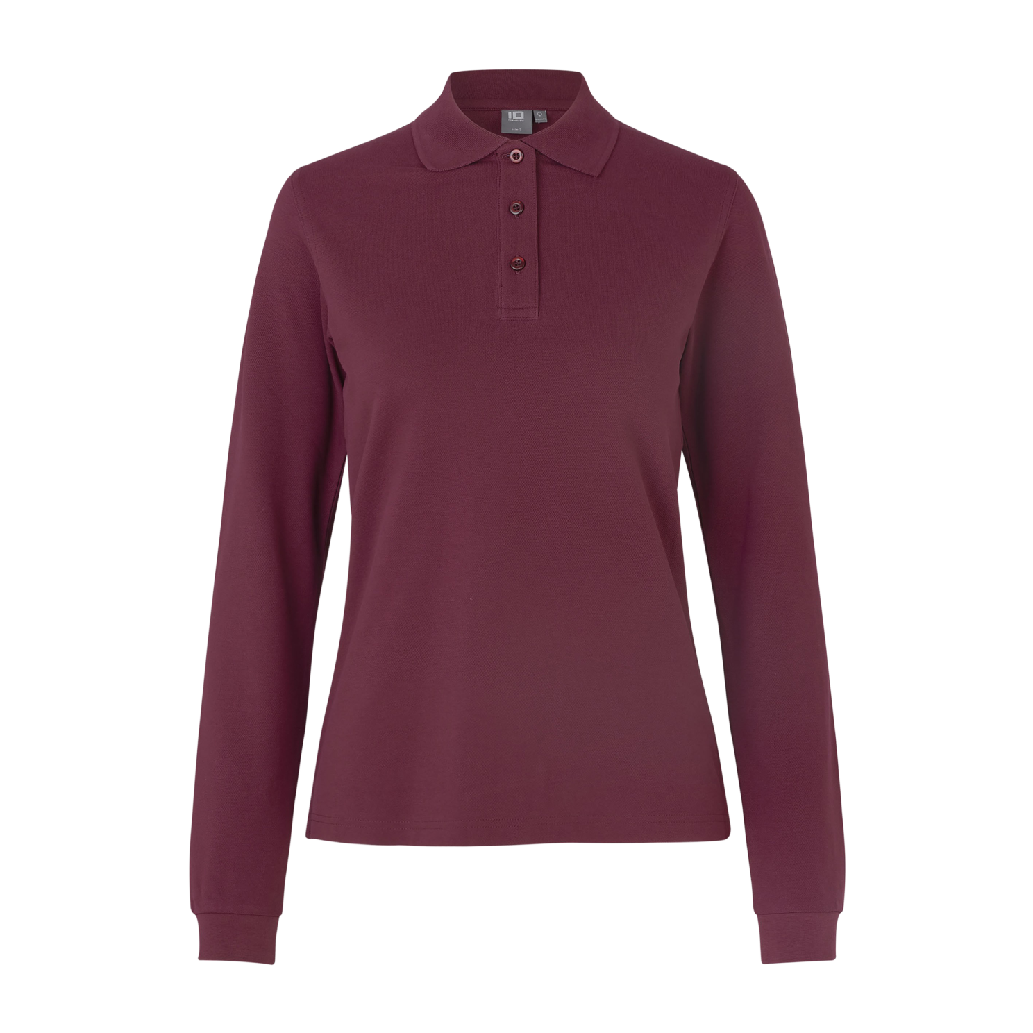 Id Stretch Dame Polo Bordeaux