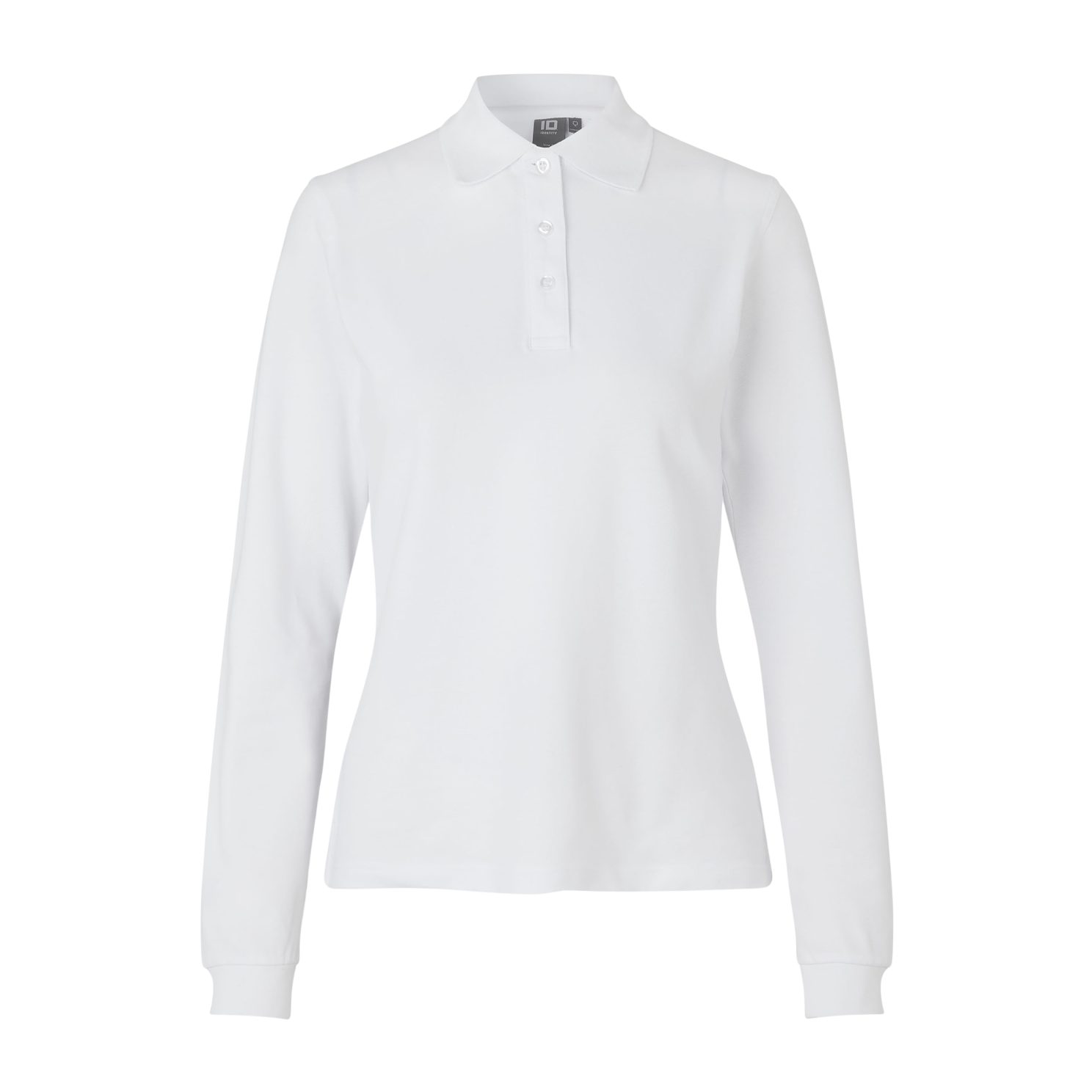 Id Stretch Dame Polo Hvid