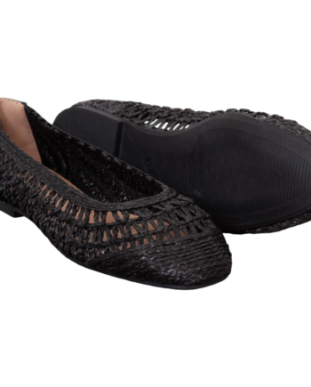 Ideal Shoes Dame Ballerina Black 40