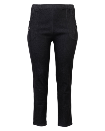 For My Gerda Dame Jeans Black Denim 52
