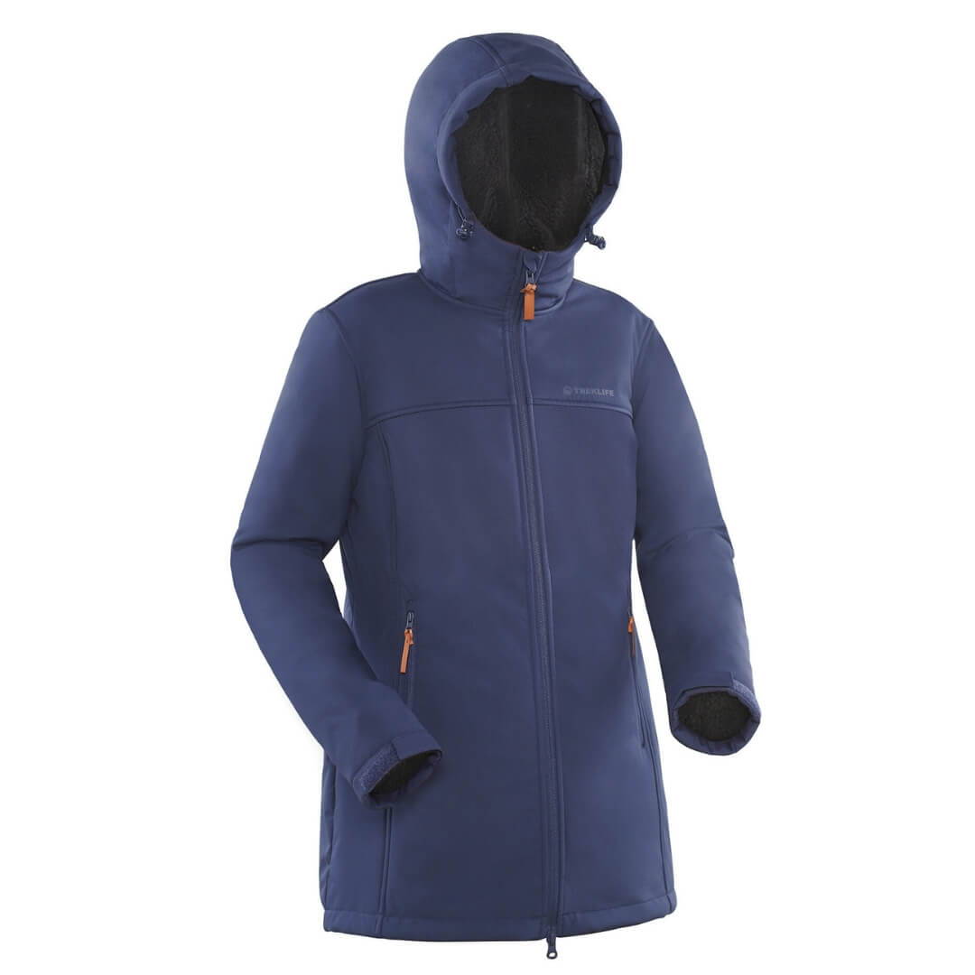 Jakke Dame Treklife Vega Blå