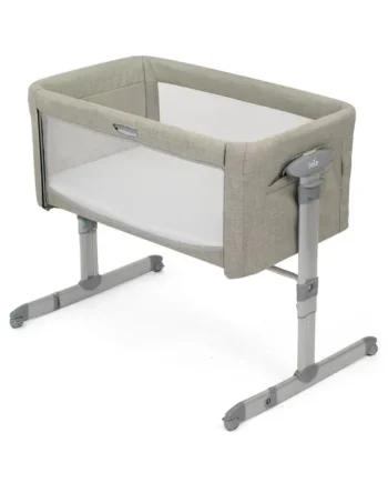 Joie Roomie Glide Bedside Crib Almond