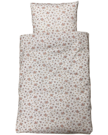 Junior Sengelinned  Dess  1340 Hvid    Pastelfarvede Smukke Blomster