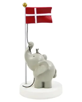 Kids By Friis Bordpynt Elefant Og Mus 13 Cm