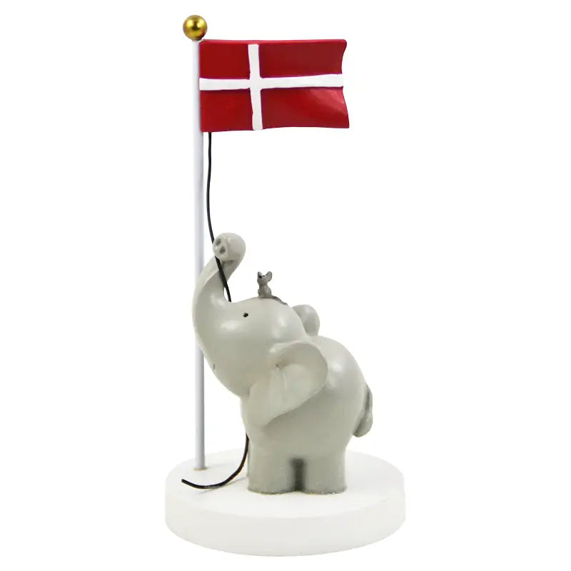 Kids By Friis Bordpynt Elefant Og Mus 13 Cm