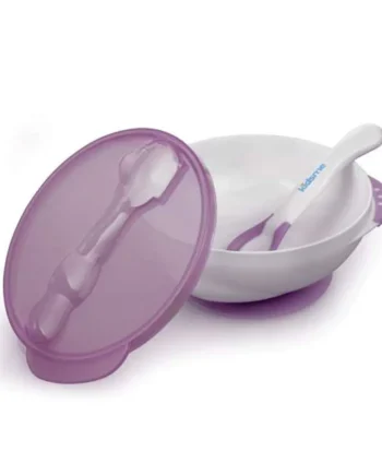 Kidsme Skål    Sugekop Og Temperaturske Plum
