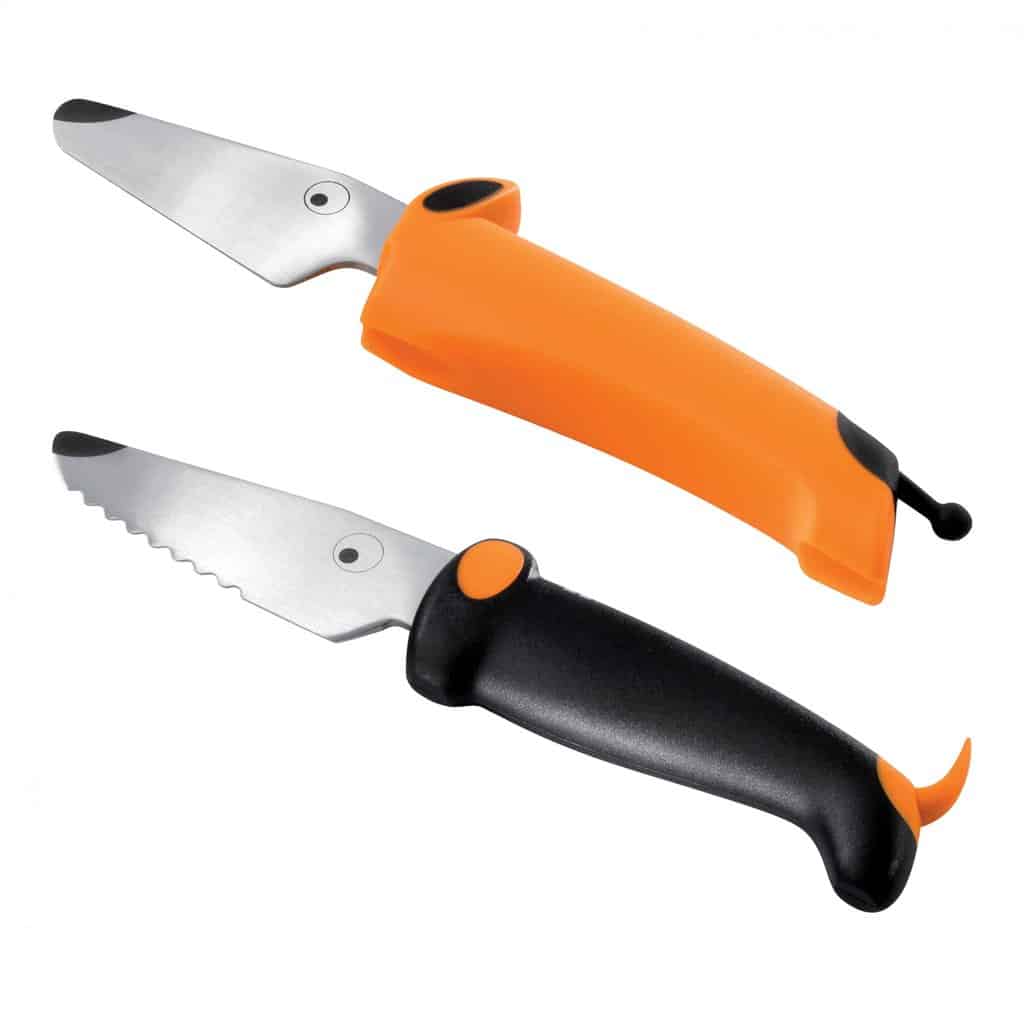 Kinderkitchen Børnekokkeknivsæt Orange Sort