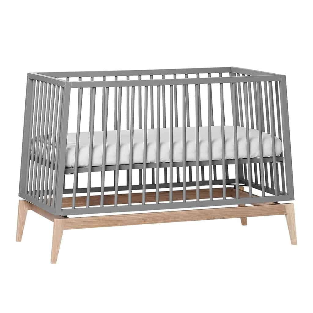 Leander Lunaâ  Babyseng 120x60 Cm Grå Eg
