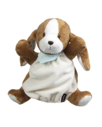 Les Amis Tiramisu Dog Doudou Puppet 25cm