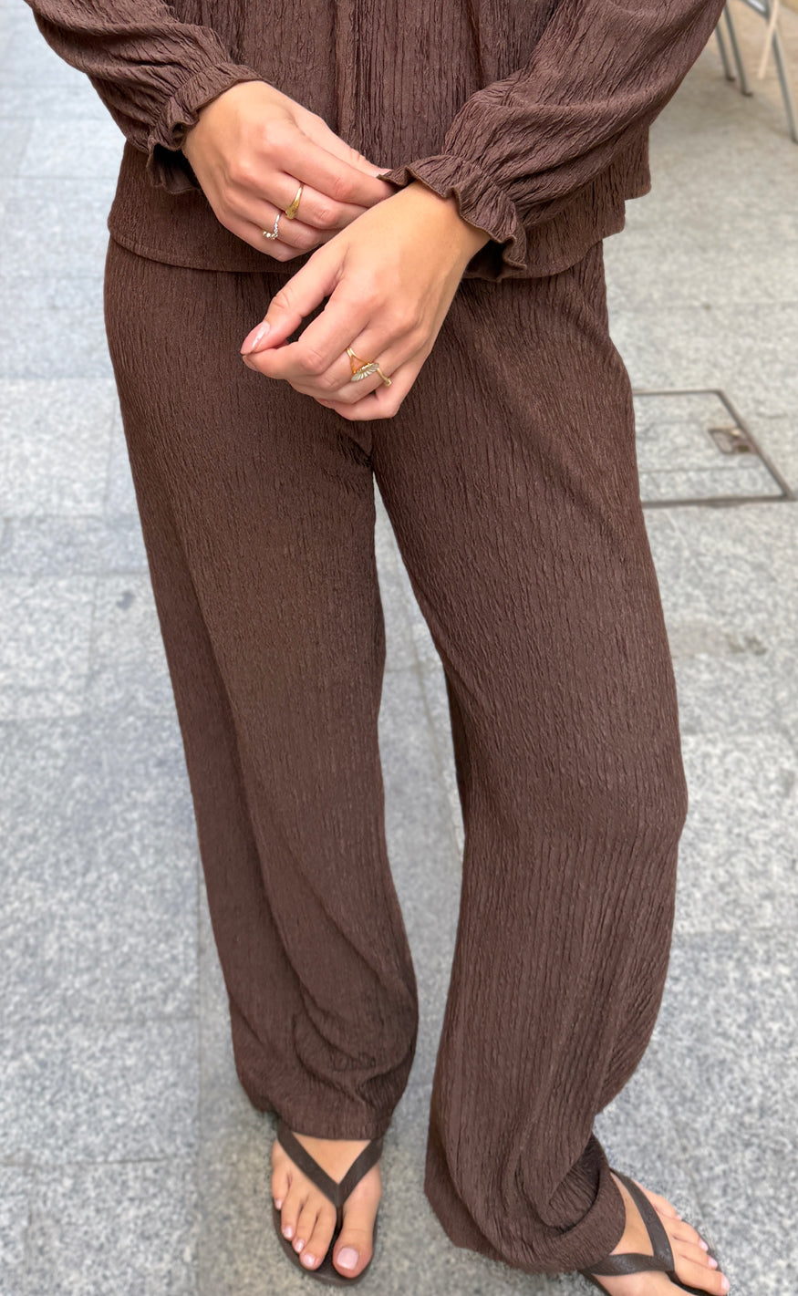 Liberte Bukser Anni Brown Mocca