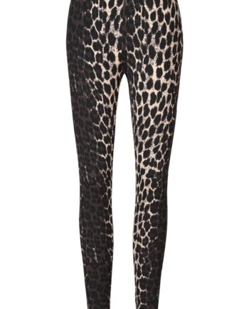 Liberte Leggings Alma Fleece Dark Brown Lux Leo