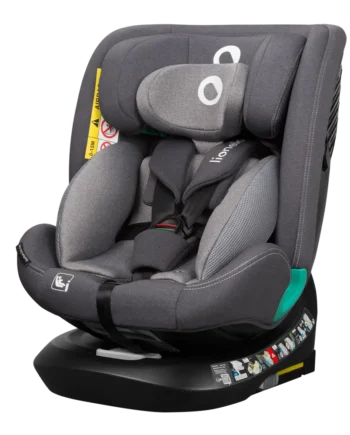 Lionelo Bastiaan One  -size Autostol Grey Stone