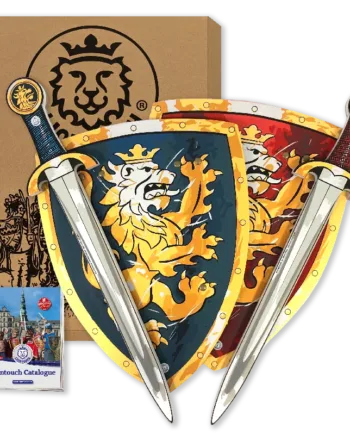 Liontouch Noble Knight Gavesæt For   Med Sværd Og Skjold   Rød Og Blå