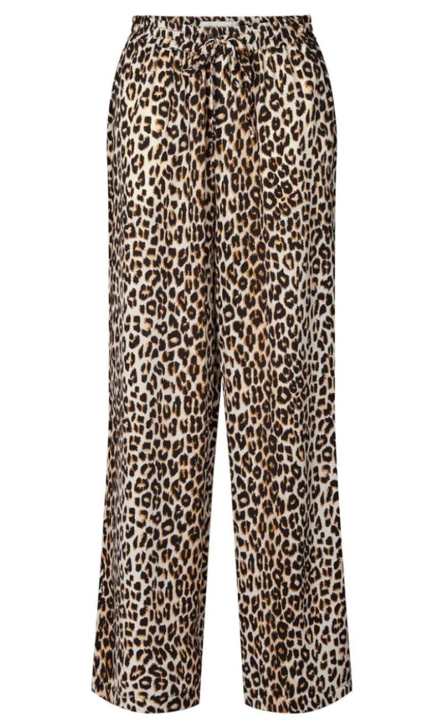 Lollys Laundry Bukser Rita Leopard Print