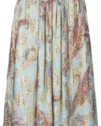 Lollys Laundry Midi Nederdel Ella Light Blue