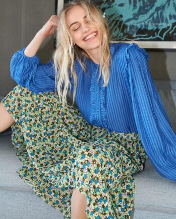 Lollys Laundry Skjorte Sue Blue