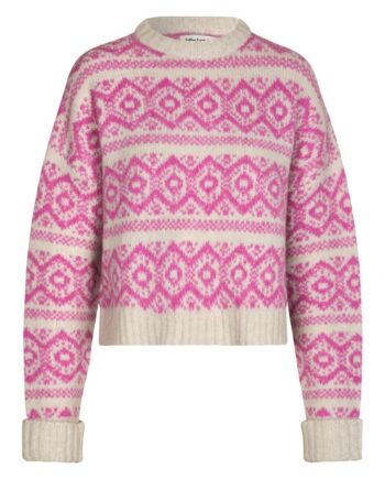 Lollys Laundry Sweater Lottie Jumper Neon Pink