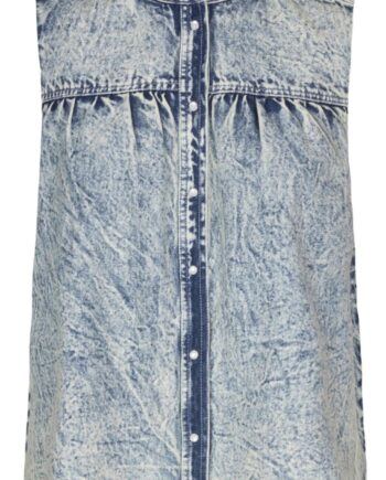 Lollys Laundry Vest Frankie Dusty Blue
