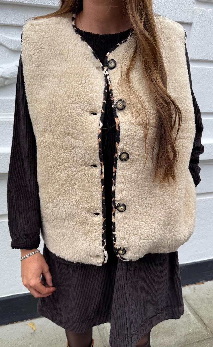 Lollys Laundry Vest Jace Ll Beige