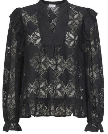 Love   Divine Bluse Love1234 Black Lace