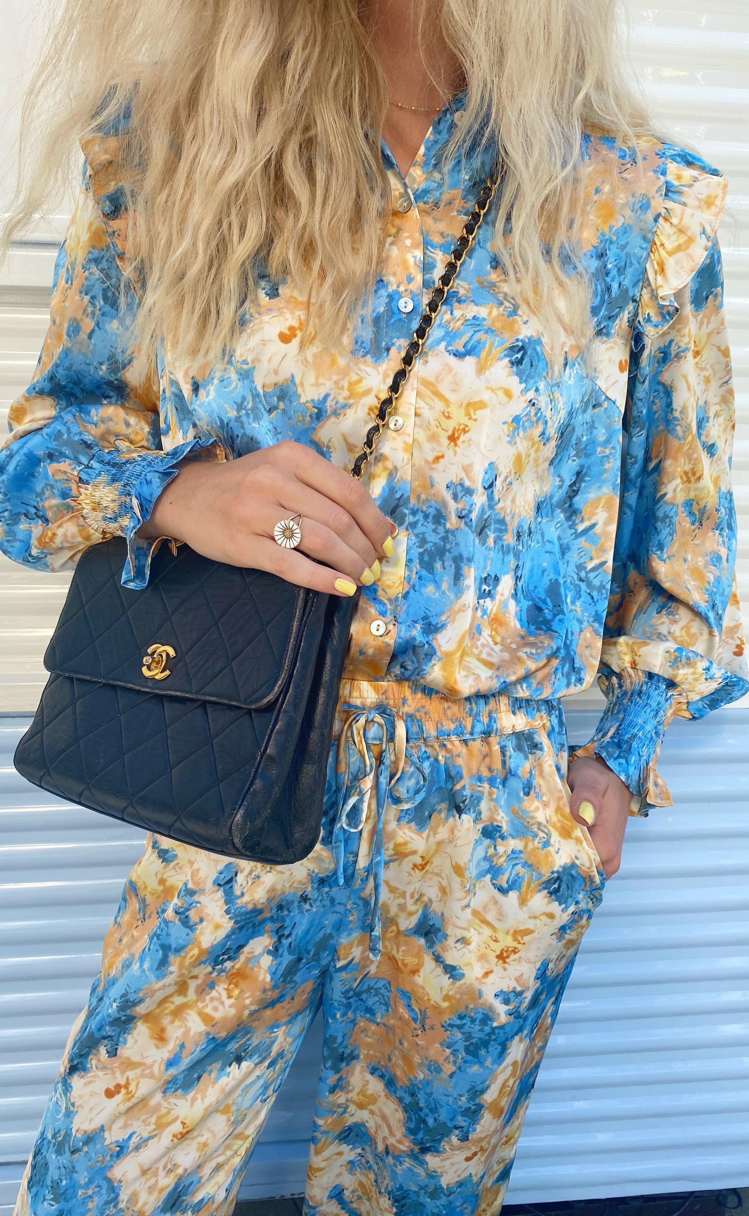 Love   Divine Bluse Love687-  Cornflower