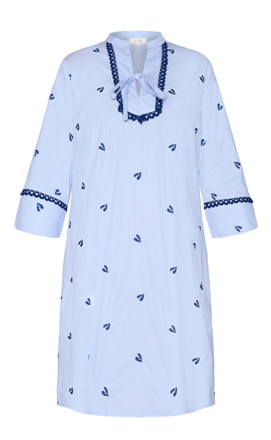 Love   Divine Kjole Love1011-  Light Blue Navy