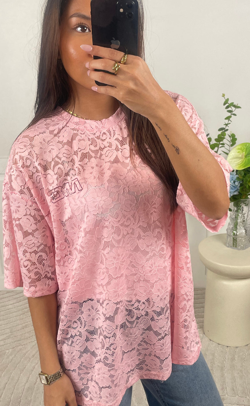Love   Divine Top Love1337 Baby Pink