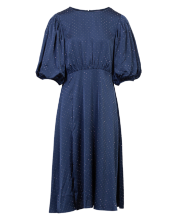 Loved By Lykke Dame Kjole    Glimmer Navy Glitter Xs