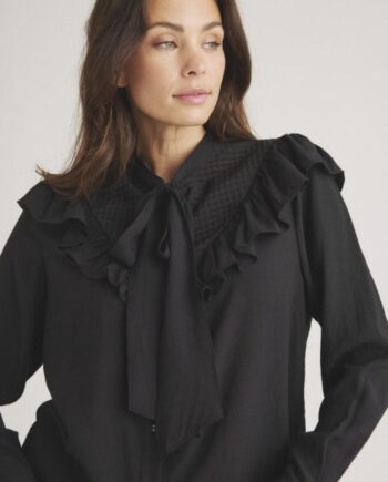 Luxzuz Bluse Aishah Black