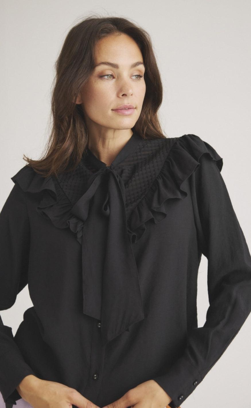 Luxzuz Bluse Aishah Black