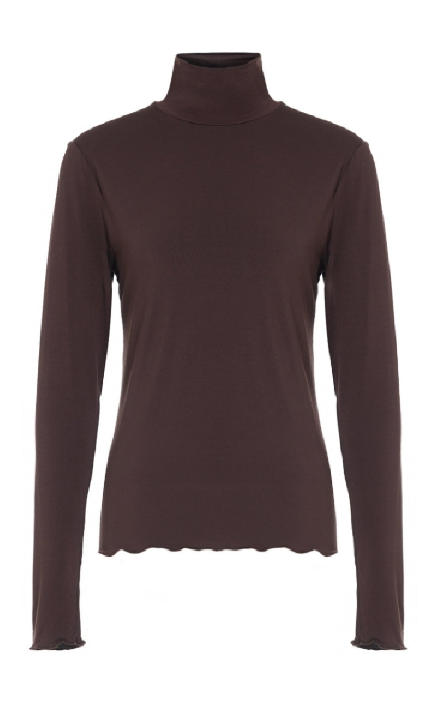 Luxzuz Bluse Jachio Coffee Bean