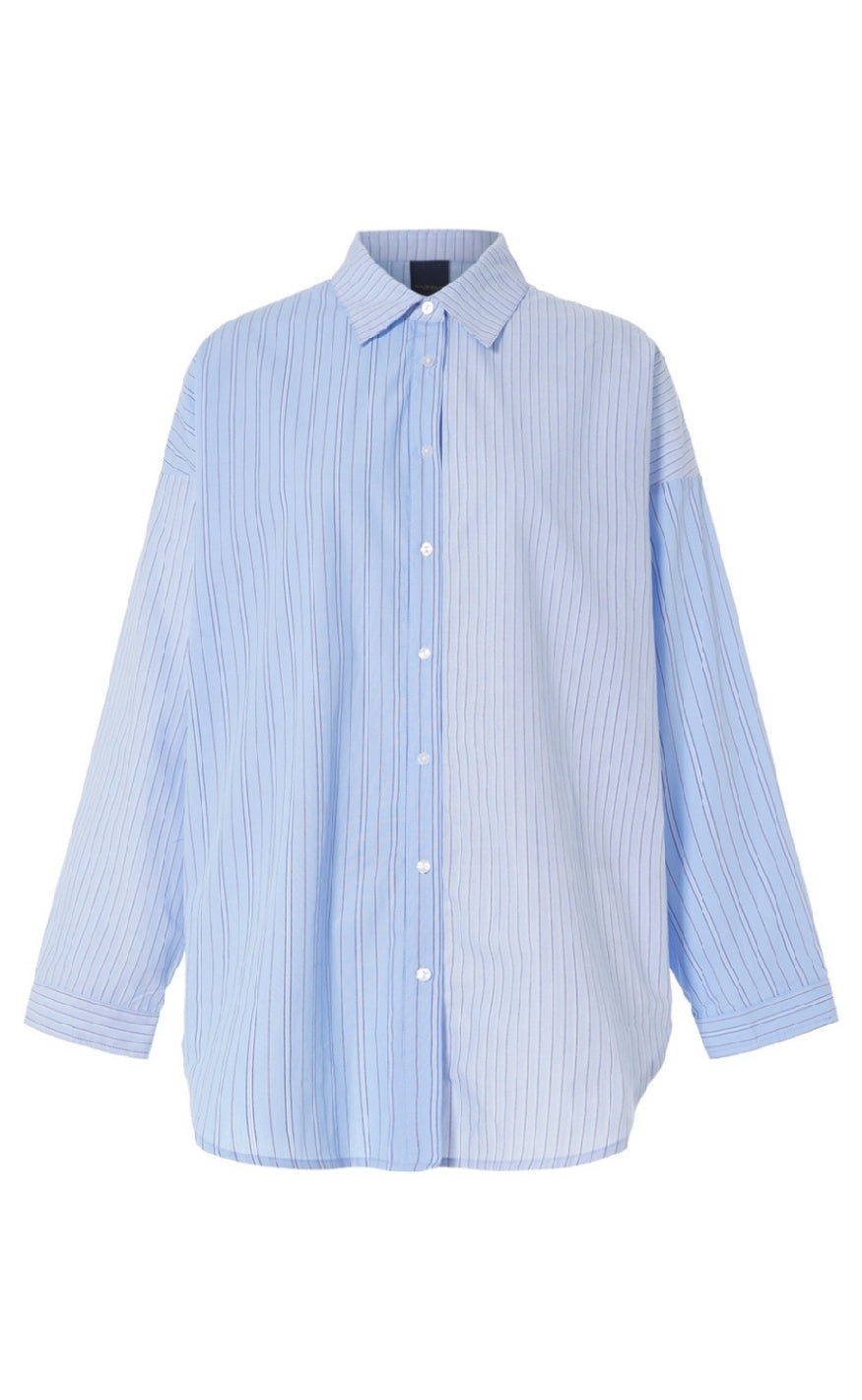 Luxzuz Bluse Mixie Bell Air Blue