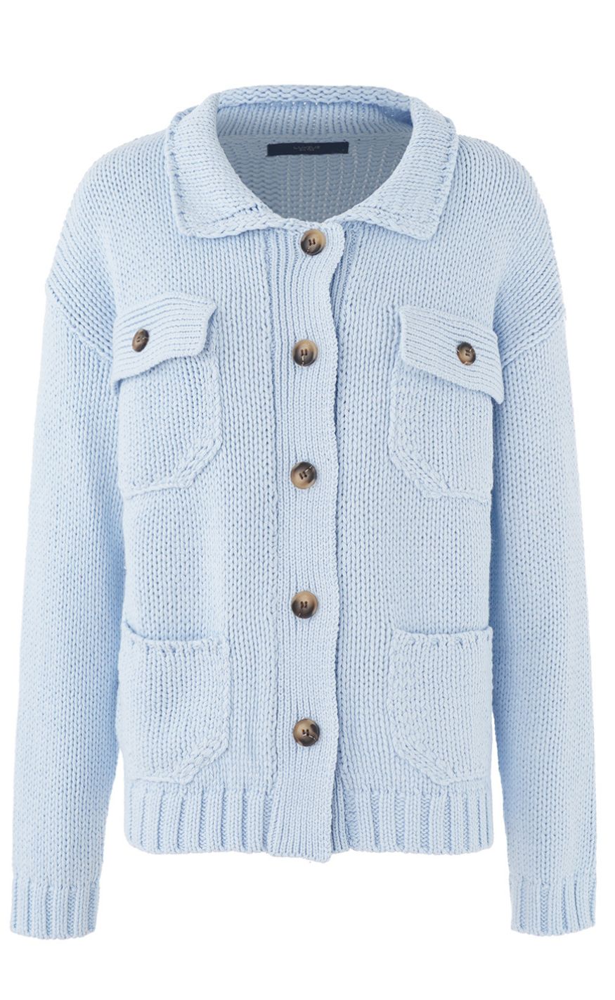 Luxzuz Cardigan Beatriz Cerulean Blue