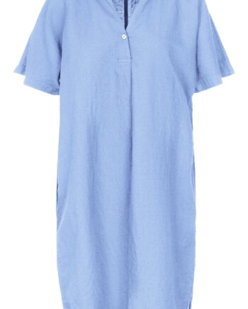 Luxzuz Kjole Helinia Chambray Blue