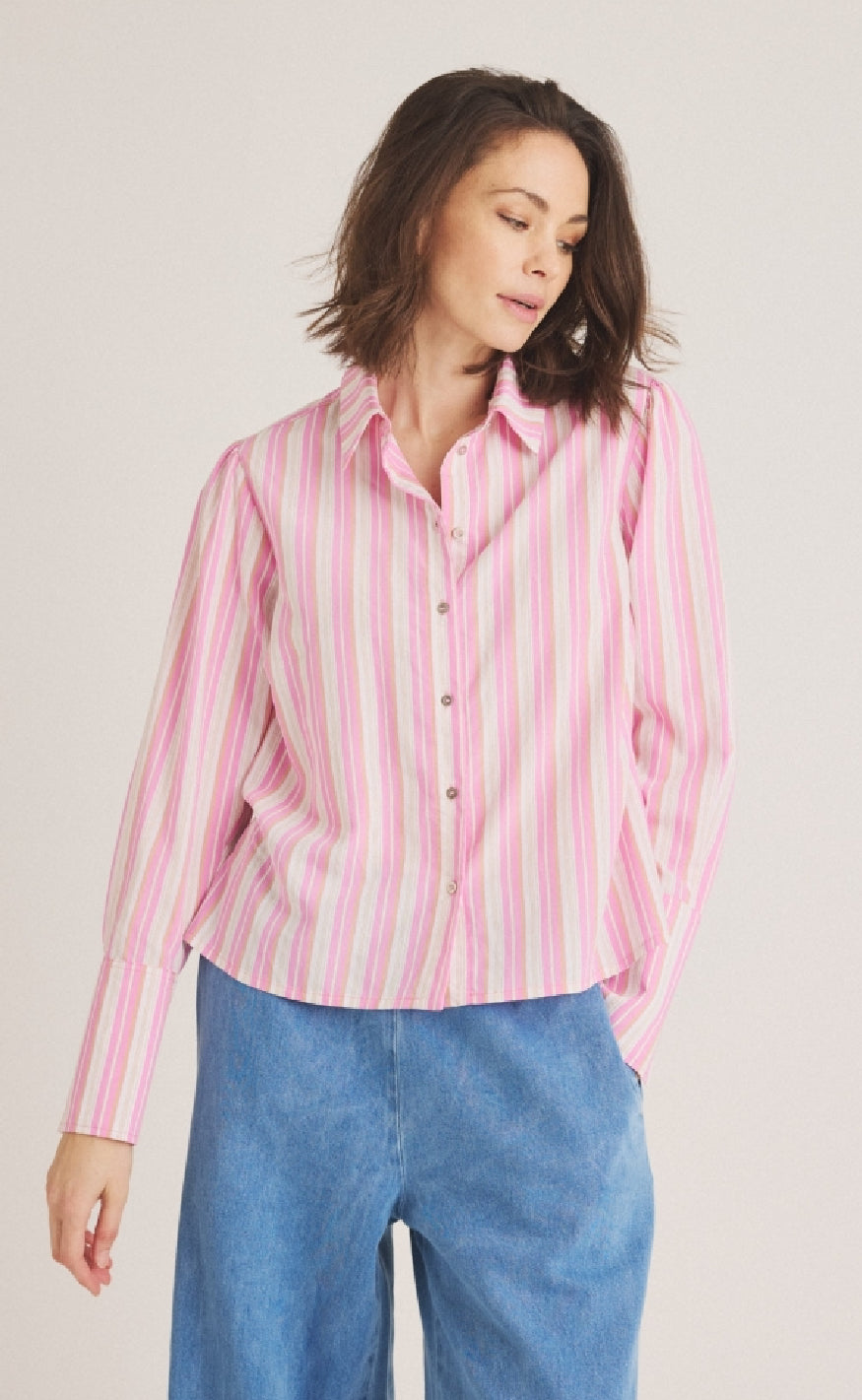 Luxzuz Skjorte Makko Pink Lady