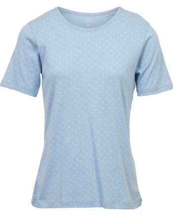 Dame  -shirt   økologisk Bomuld Sky White