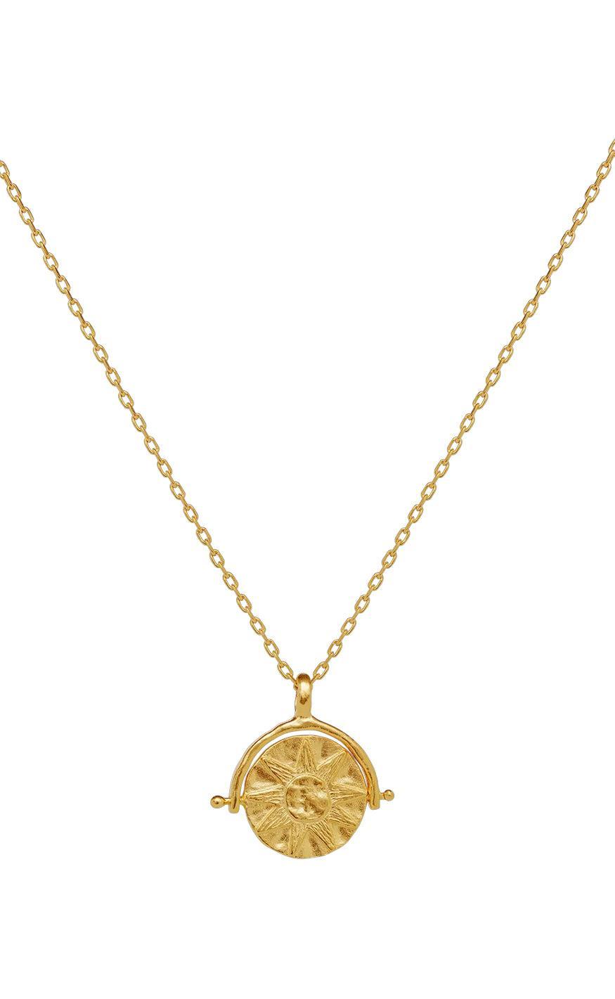 Maanesten Halskæde Bianca Gold Colour