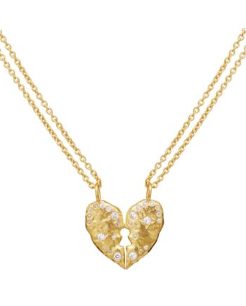 Maanesten Halskæde  Keeper Gold Colour